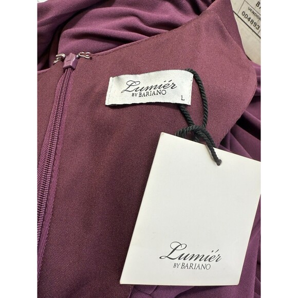 NEW W/Tag Lumier by Bariano Women Dress Purple Size L - Picture 15 of 16